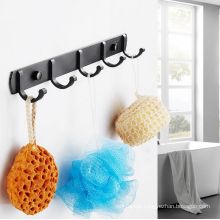 15YRS OEM/ODM experience factory factory price modern bathroom accessory wall mounted five hooks space aluminum clothes hooks